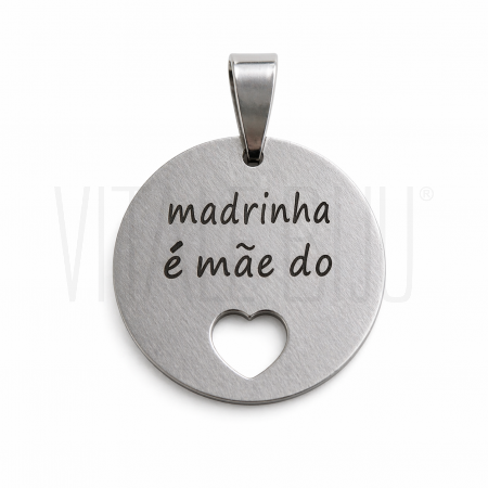 Pendente Redondo “Madrinha é M...